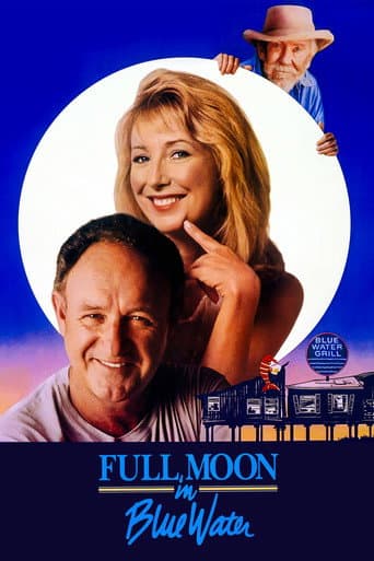 Affiche de Pleine Lune Sur Blue Water