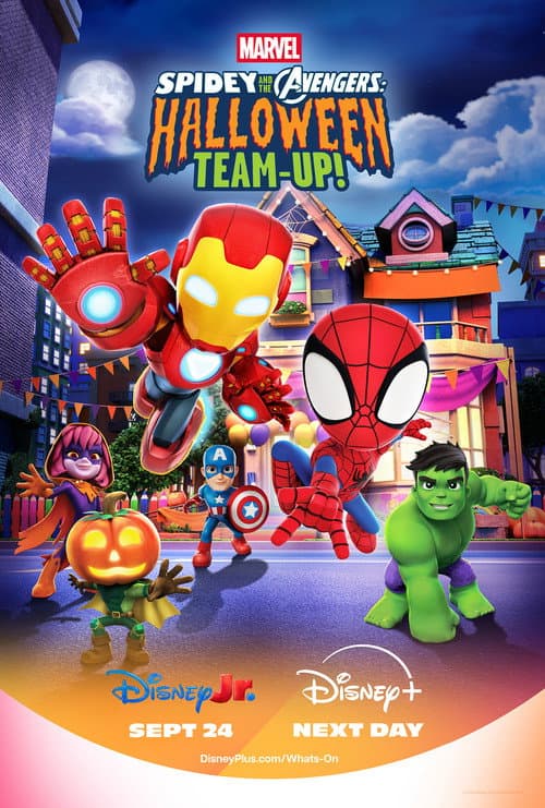 Affiche de Spidey et les Avengers : Halloween en équipe !