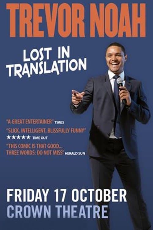 Affiche de Trevor Noah: Lost In Translation