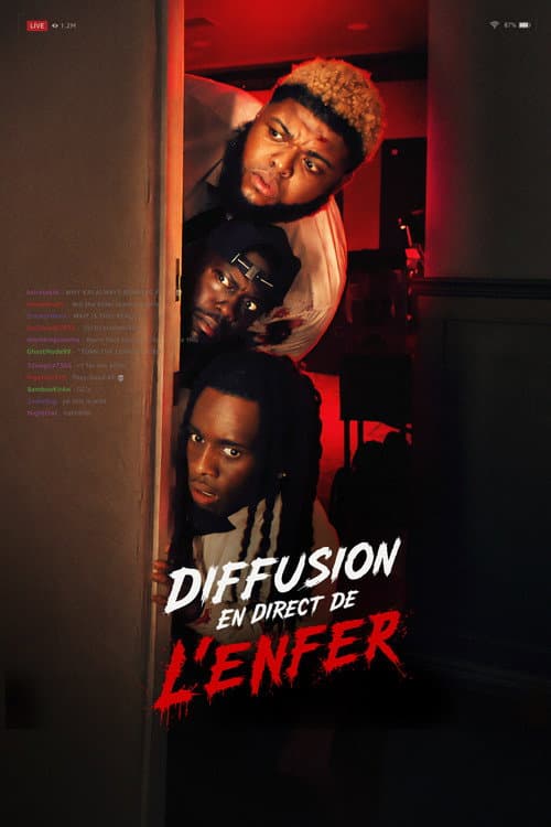 Affiche de Diffusion en direct de l'enfer