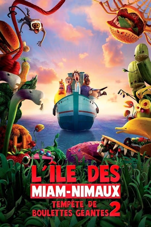 Affiche de L'Île des Miam-nimaux : Tempête de boulettes géantes 2