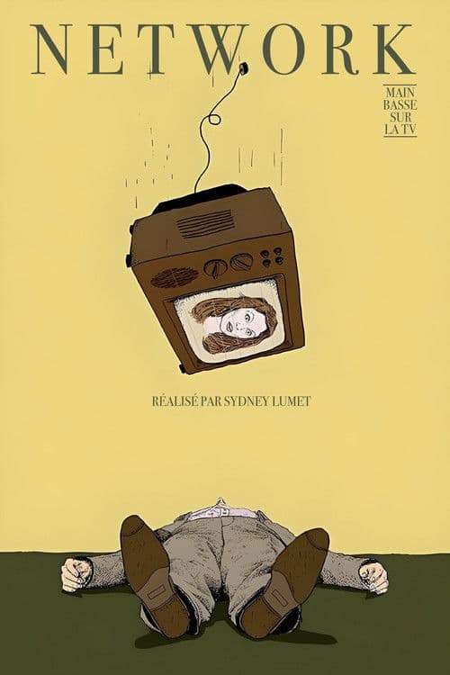 Affiche de Network : Main basse sur la télévision