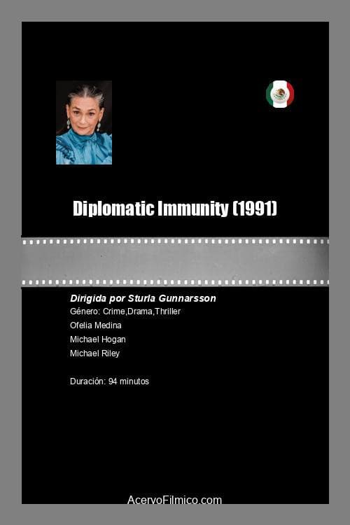 Affiche de Diplomatic Immunity