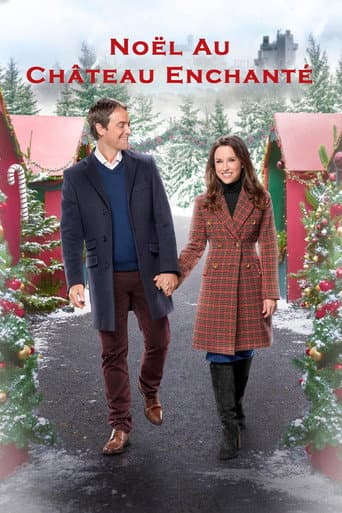 Affiche de Noël au château enchanté