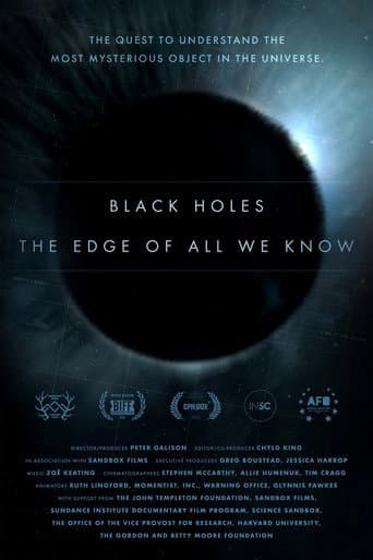 Affiche de Trous noirs : Aux confins du savoir