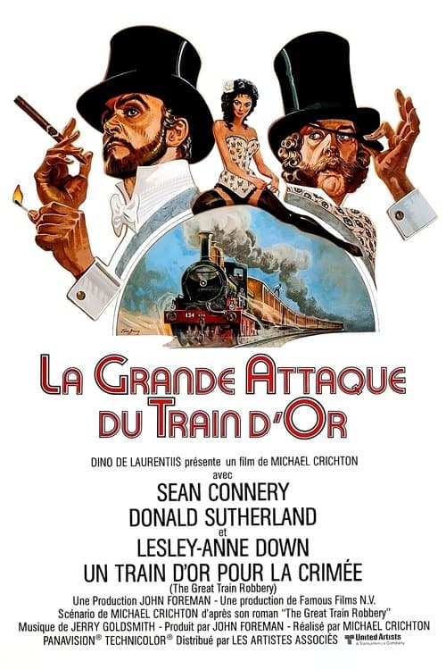 Affiche de La Grande Attaque du train d'or