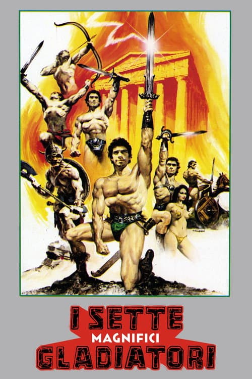 Affiche de Les sept gladiateurs