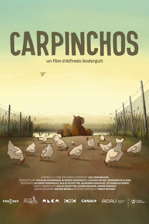 Affiche de L'arrivée des capybaras