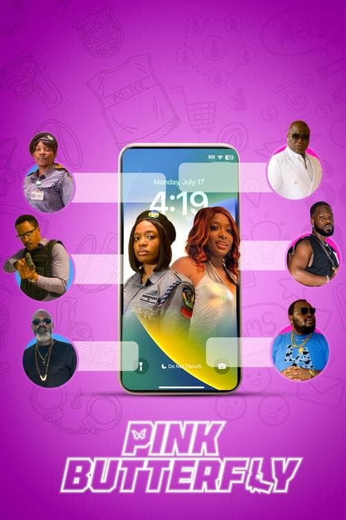 Affiche de Pink Butterfly