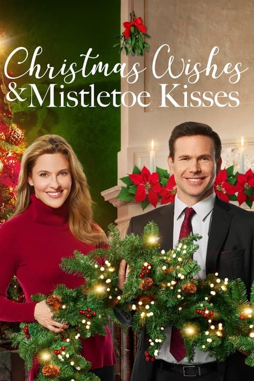 Affiche de Noël sous le gui