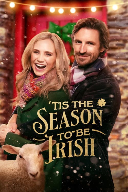 Affiche de Noël au coin du feu