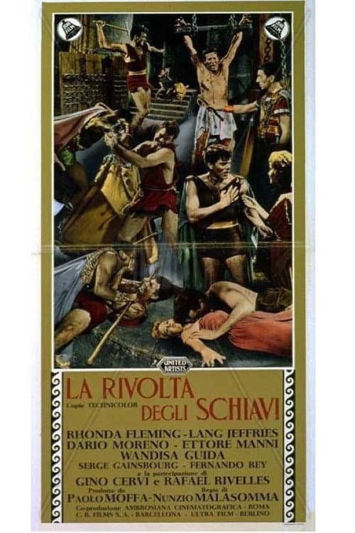 Affiche de La rivolta degli schiavi