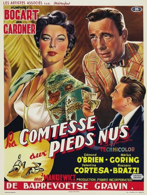 Affiche de La Comtesse aux pieds nus