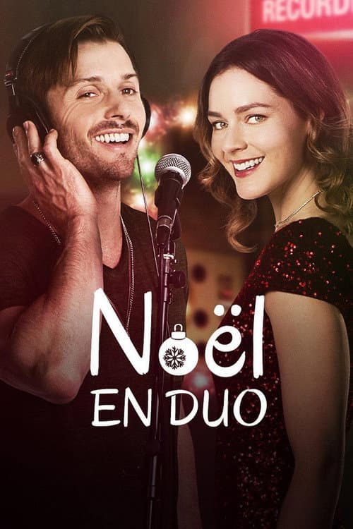 Affiche de Noël en duo